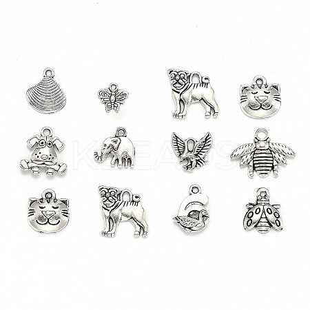 Tibetan Style Pendants TIBEP-MSMC024-05AS-1