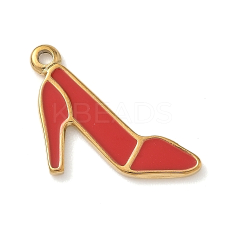 304 Stainless Steel Enamel Pendants STAS-I359-02G-03A-1