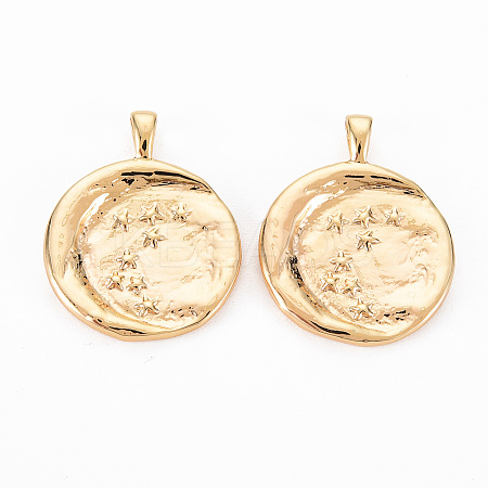 Brass Pendants X-KK-S356-520-NF-1