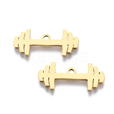 Ion Plating(IP) 201 Stainless Steel Pendants STAS-T044-247G-1
