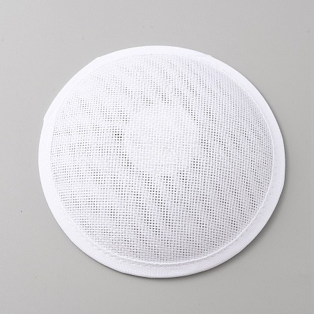 Cotton & Felt Round Fascinator Hat Base for Millinery AJEW-WH0342-56C-1