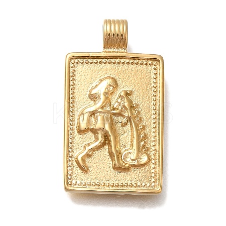 PVD Vacuum Plating 304 Stainless Steel Pendants STAS-S148-31K-G-1