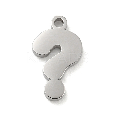 304 Stainless Steel Pendants STAS-M069-02F-P-1