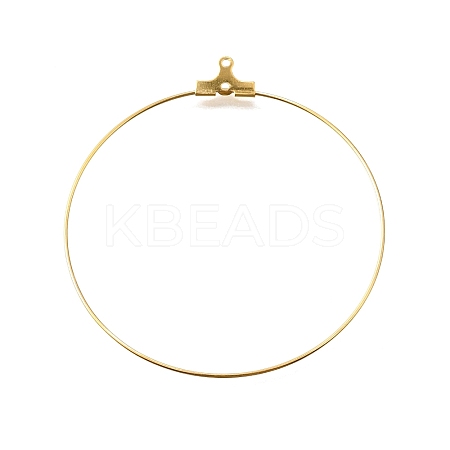 PVD Vacuum Plating 304 Stainless Steel Pendants STAS-T031-20-50mm-G-1