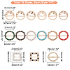 15Pcs 15 Style Alloy Buckles JEWB-PH0001-22-4