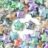 70Pcs UV Plating Rainbow Iridescent Acrylic Beads PACR-CJ0001-30-8