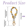 Cotton Braided Flower Pendant Decorations AJEW-TAC0030-032G-12-3