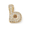 Brass Micro Pave Cubic Zirconia Pendants KK-A300-02G-B-1