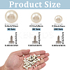 300Pcs ABS Plastic Imitation Pearl Rivet Studs KY-CL0001-02A-2