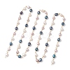 Nuggets Natural Cultured Freshwater Pearl Handmade Beaded Chains AJEW-JB01535-2