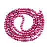 Baking Paint Pearlized Glass Pearl Round Bead Strands HY-Q003-10mm-10-3