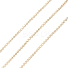 Non-Tarnish Brass Cable Chains CHC-M023-16G-1