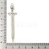 Tibetan Style Alloy Big Pendants TIBE-L013-01AS-3