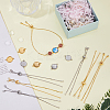 DIY Blank Dome Bracelet Making Kit DIY-DC0002-49-5