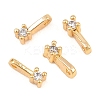 Brass Micro Pave Cubic Zirconia Charms KK-H538-19A-G-1