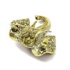 Vintage Elephant Alloy Rhinestone Brooches for Backpack Clothes JEWB-S028-06-2