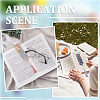 DIY Bookmark Making Kits. with Transparent Acrylic & Polyester Tassel Decoration DIY-SP0001-92C-5