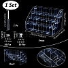 4-Tier Transparent Acrylic Pen Holder Display Stand AJEW-WH0609-334-2