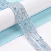 Natural Aquamarine Beads Strand G-E591-02-2