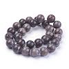 Natural Yellow Jade Beads Strands G-G598-14mm-YXS-2