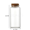 Glass Bottle CON-WH0085-73G-1