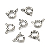 Non-Tarnish 316 Stainless Steel Spring Ring Clasps STAS-B072-08P-01-1