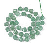 Natural Green Aventurine Beads Strands G-T144-24A-01-2