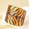 Alloy Open Cuff Bangles for Women LS-BJEW-K272-03G-2