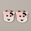 Animal Polyester Knitted Appliques DIY-WH0399-42L-1