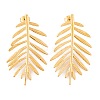 Ion Plating(IP) 304 Stainless Steel Stud Earrings for Women EJEW-L272-034G-06-1