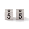 Tarnish Resistant 303 Stainless Steel European Beads STAS-G286-P05-2