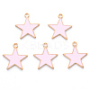 Alloy Enamel Pendants ENAM-R057-01-RS-1