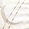 304 Stainless Steel Satellite Chains Necklaces NJEW-SW00053-3