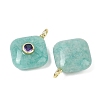 Natural Amazonite Pendants G-K372-05G-08-2