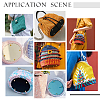 3Pcs 3 Style PU Leather Flat Round Bag Bottom FIND-WR0004-43A-4