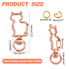 Alloy Swivel Keychain Clasp Findings KEYC-CA0001-03-2