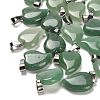 Natural Green Aventurine Pendants G-B127-11P-05-1