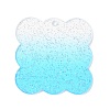 Transparent Acrylic Pendants TACR-F005-01-2