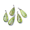 Natural Regalite/Imperial Jasper/Sea Sediment Jasper Pendants G-L515-02D-1
