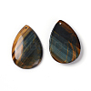 Natural Tiger Eye Pendants G-E510-02A-1