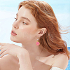 50Pcs 10 Colors Alloy Enamel Pendants ENAM-DC0001-85-6