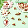 20Pcs 2 Colors Alloy Rhinestone Pendants ALRI-CJ0001-08-3