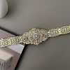 Alloy Crystal Rhinestone Flower Bride Wedding Dree Chain Belts FS-WG3EE17-01-1