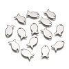 Tarnish Resistant 304 Stainless Steel Fish Charms LS-STAS-M037-08-1
