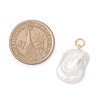 Natural Cultured Freshwater Pearl Pendants PALLOY-JF04281-3