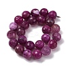 Natural Dragon Veins Agate(Dyed & Heated) Beads Strands G-K390-A10-01-4