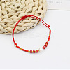 New Colorful Beaded Bracelet Sweet and Cute Girl Style Adjustable Imitation Pearl Bracelet Versatile Bracelet AR4716-1-1