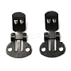 Iron Flat Blank Shoe Clips IFIN-WH0072-01C-B-1