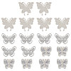 18Pcs 3 Styles Butterfly Hotfix Rhinestone Appliques DIY-CA0007-62-1