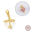 925 Sterling Silver Locket Style Planet Pinch Bails LS-STER-NH0001-55B-G-1